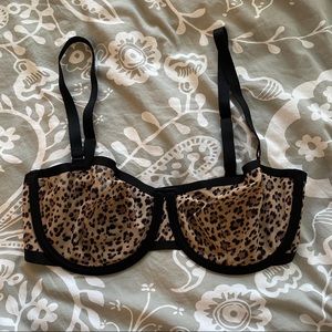 CUUP leopard balconette bra